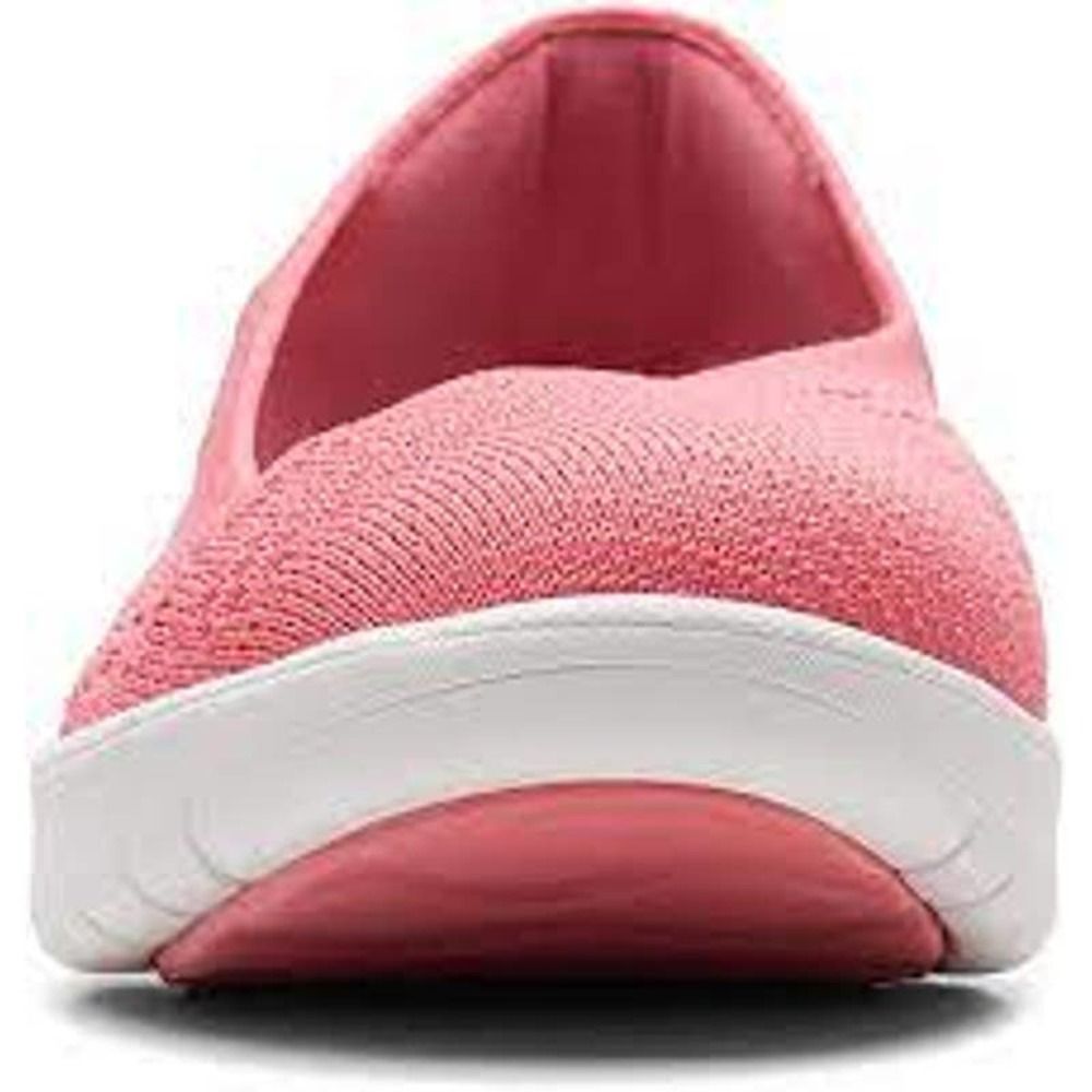 Clarks Cloudsteppers Adella Moon WOMENS Knit Slip-Ons SHOES-SNEAKERS coral - Picture 8 of 8